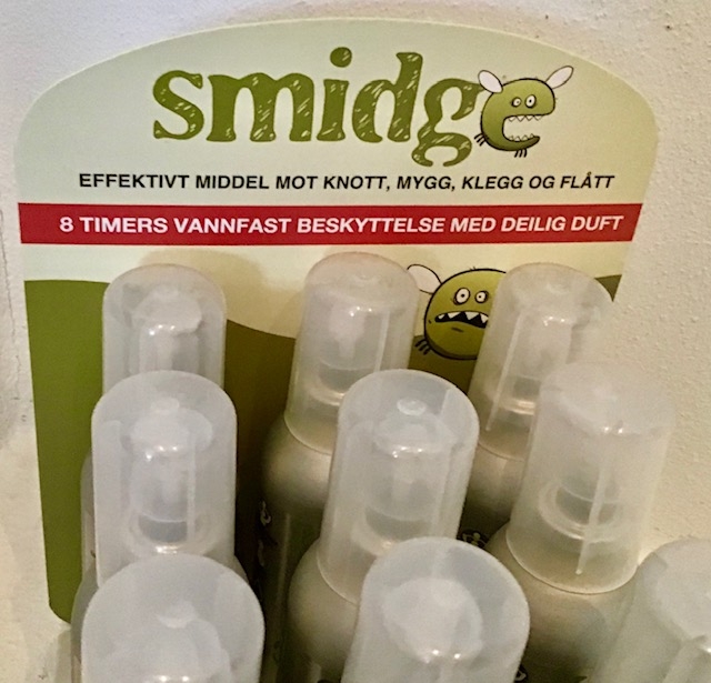 Skilt med Smidge info følger med